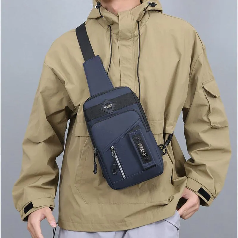 Casual Multifunctional Crossbody Bag for Men Travel Outdoor Hiking and Sports