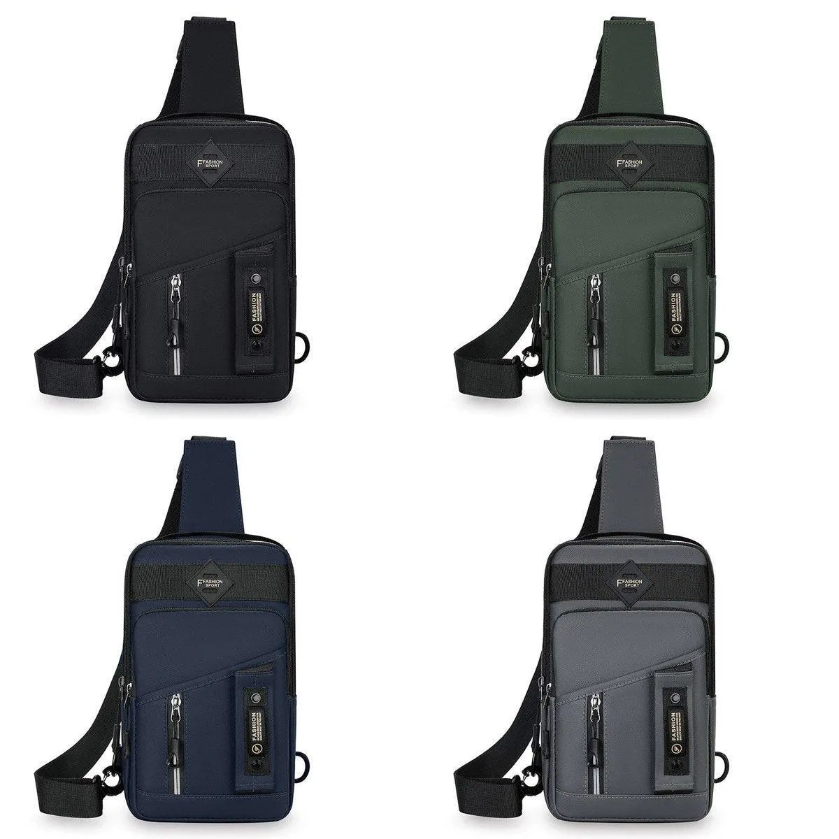 Casual Multifunctional Crossbody Bag for Men Travel Outdoor Hiking and Sports