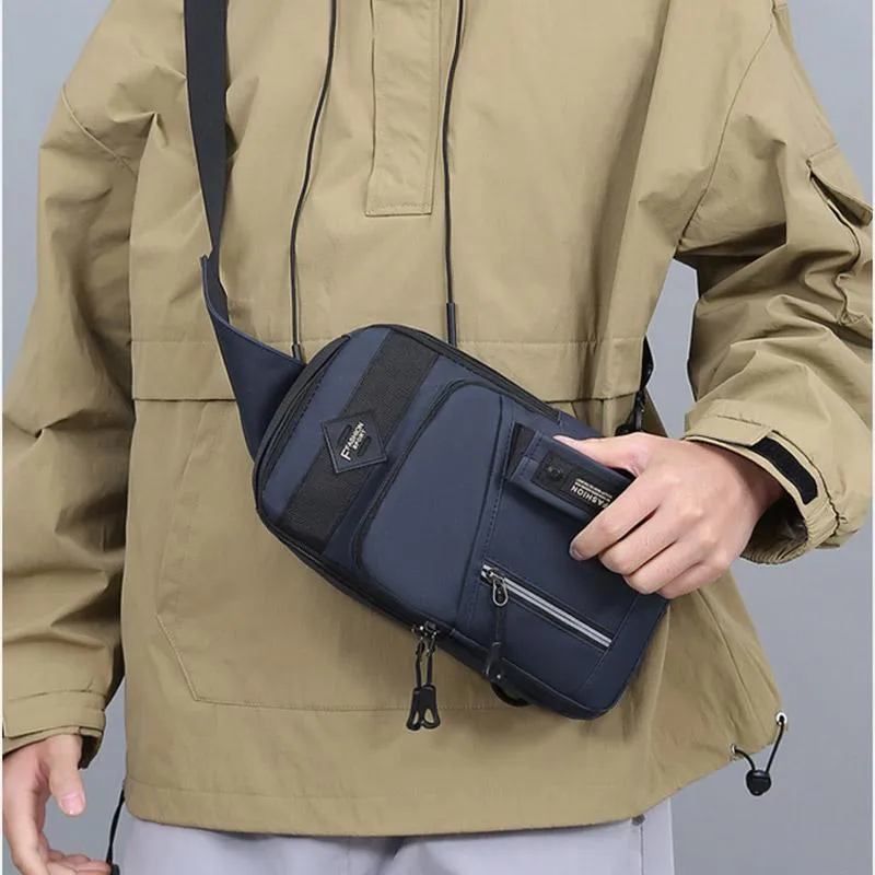 Casual Multifunctional Crossbody Bag for Men Travel Outdoor Hiking and Sports