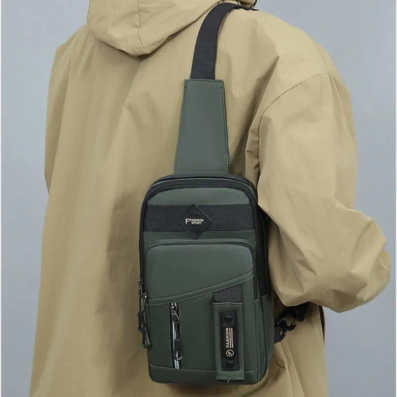 Casual Multifunctional Crossbody Bag for Men Travel Outdoor Hiking and Sports