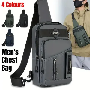 Casual Multifunctional Crossbody Bag for Men Travel Outdoor Hiking and Sports