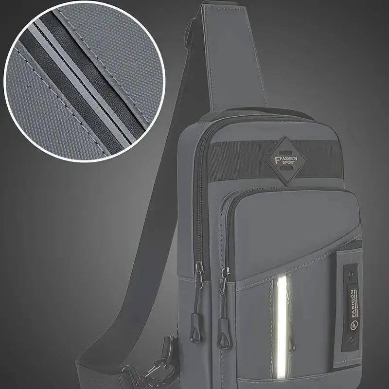 Casual Multifunctional Crossbody Bag for Men Travel Outdoor Hiking and Sports
