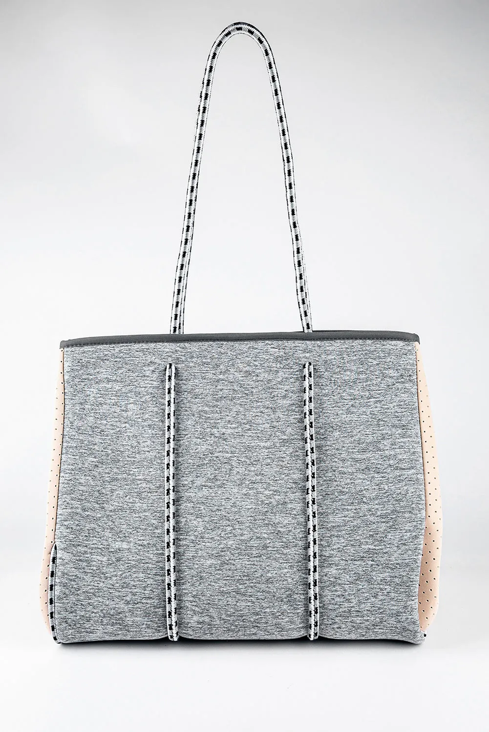 Casual Neoprene Colorblock Tote Bags