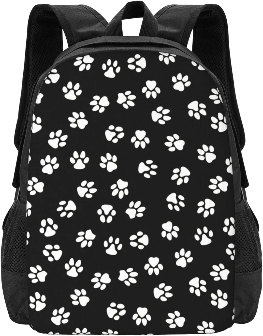 Cat Dog Paw Prints Lightweight Packable Backpack Travel Casual Large Capacity Daypack Foldable Backpack For Men Women