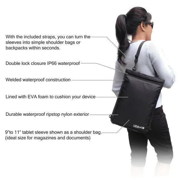 Catalyst Waterproof Sleeve for 9 - 11 inch Tablets and Laptops