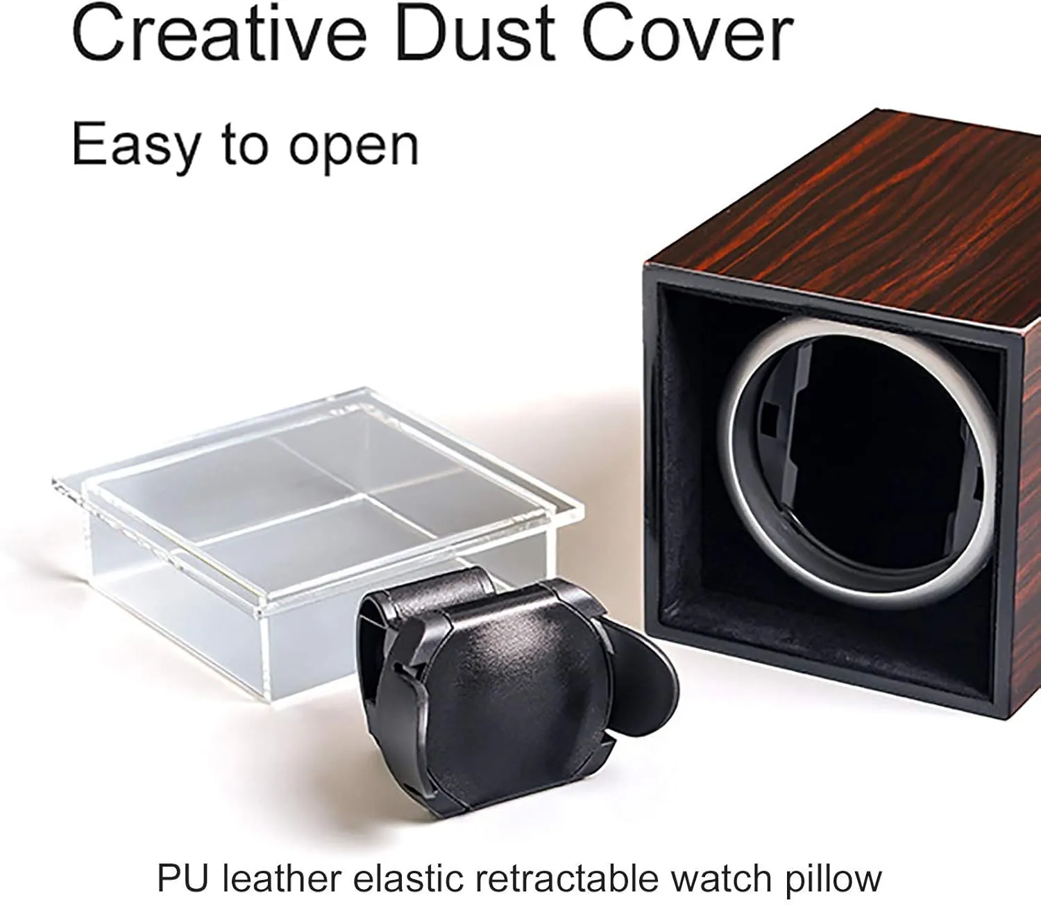 Chandelier Watch Winders Single Watch Shaker Wooden Dustproof Watch Storage Box Automatic Mechanical Watch Winder Chandelier