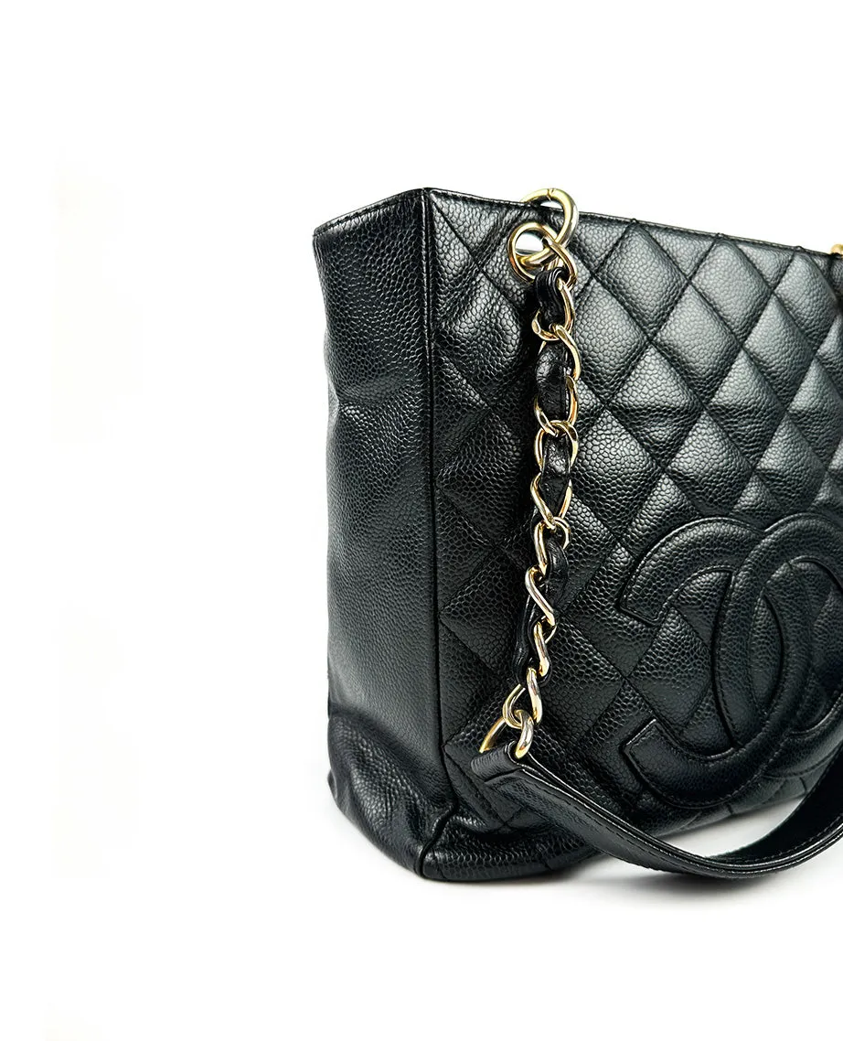 Chanel PST Caviar Black GHW
