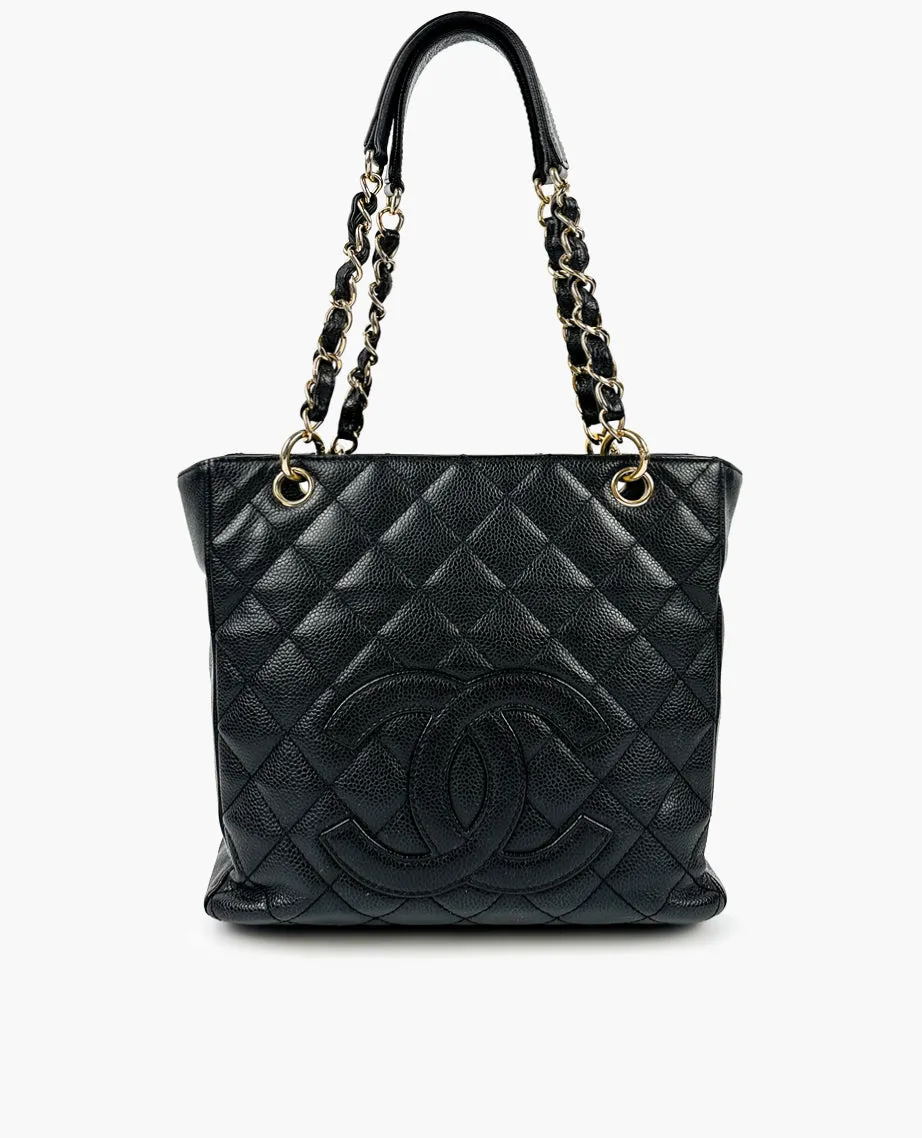 Chanel PST Caviar Black GHW
