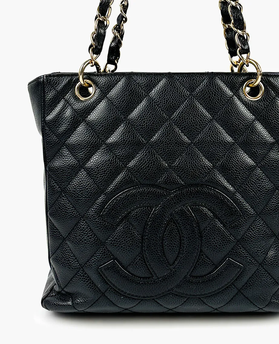 Chanel PST Caviar Black GHW