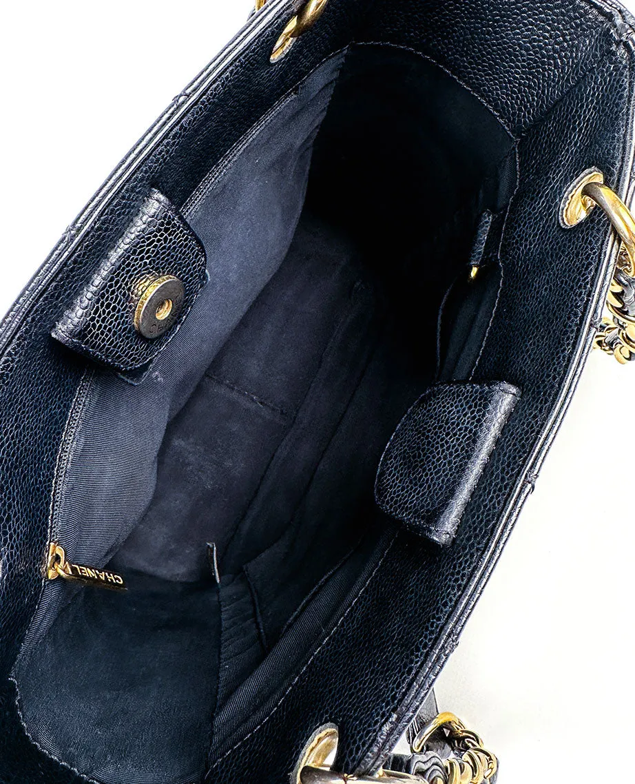 Chanel PST Caviar Black GHW