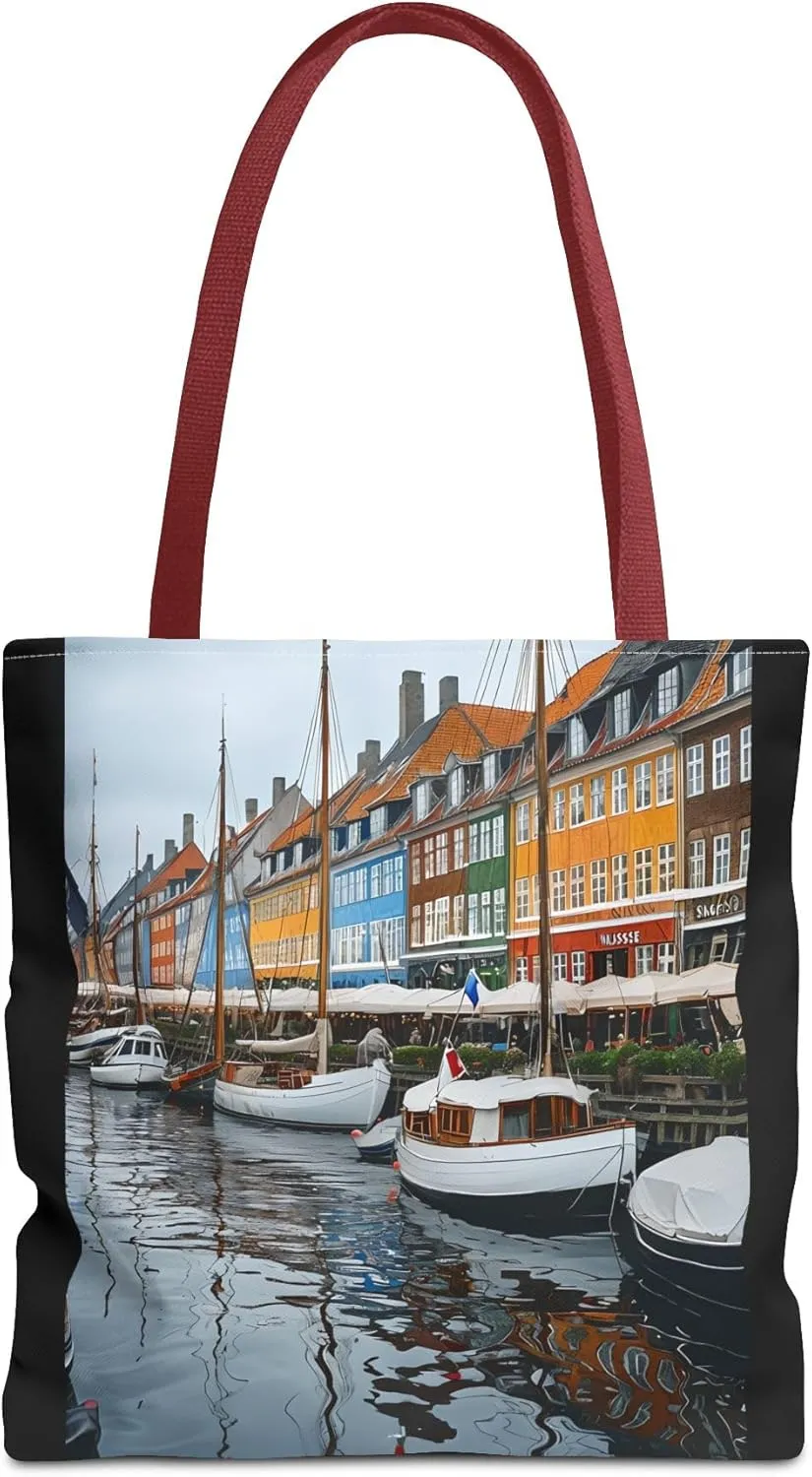 Charming Waterfront Tote Bag