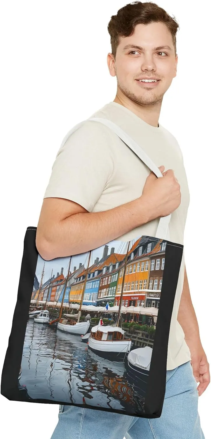 Charming Waterfront Tote Bag