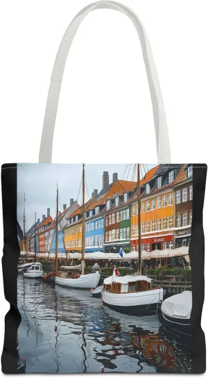 Charming Waterfront Tote Bag