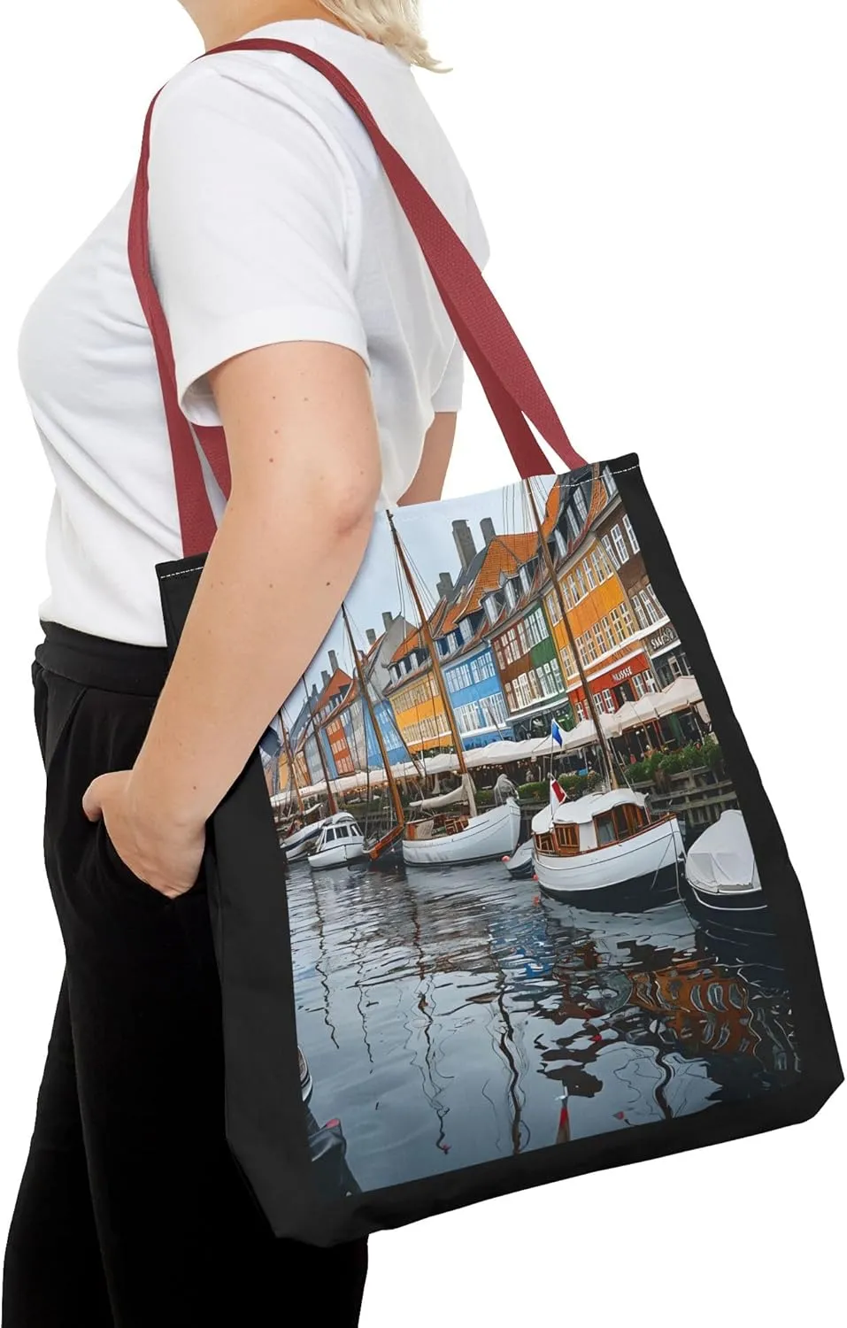 Charming Waterfront Tote Bag