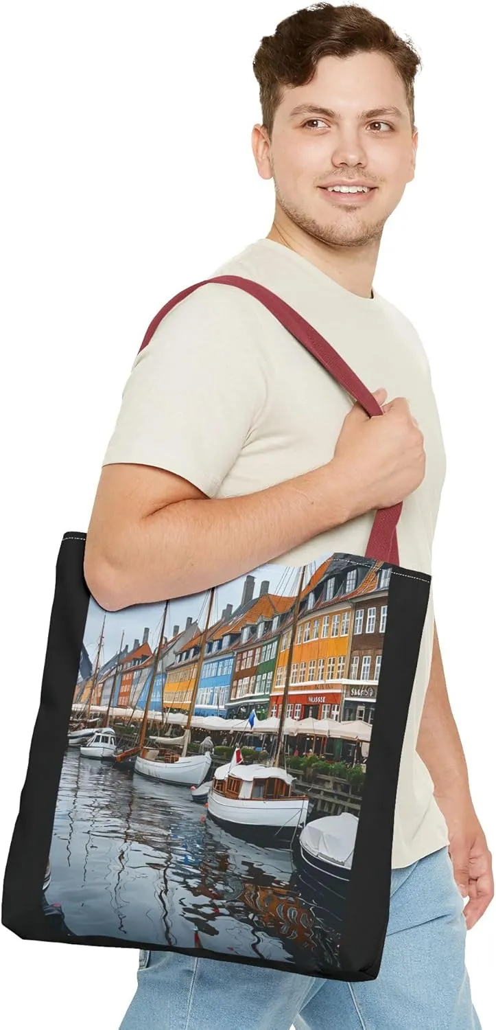 Charming Waterfront Tote Bag