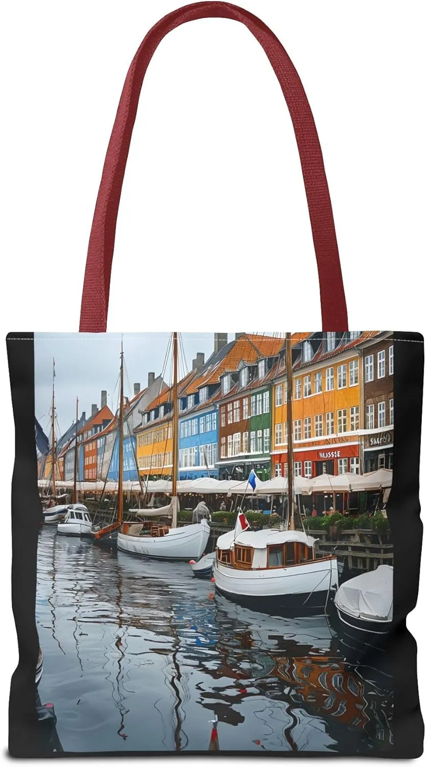 Charming Waterfront Tote Bag