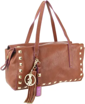 Christian Audigier Eugenie Satchel Cognac