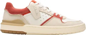 Clarks Men's Courtlite2 Lo Trainers, Red Combi, 8.5 Men