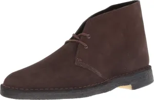 Clarks Men's DESERT BOOT Boot, brown suede, 100 M US