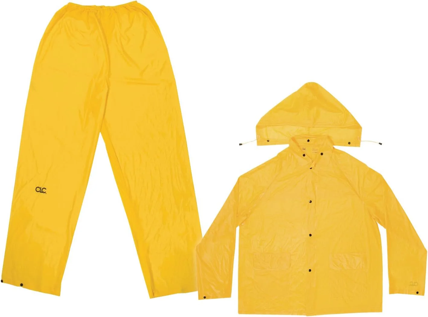 CLC Custom Leathercraft Rain Wear R1062X .10MM 3-Piece PVC Rain Suit, 2XL