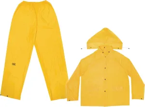 CLC Custom Leathercraft Rain Wear R1062X .10MM 3-Piece PVC Rain Suit, 2XL