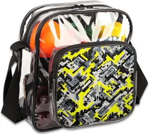 Clear Crossbody Purse Bag Clear Messenger Shoulder Bags See Through Transparent Purse