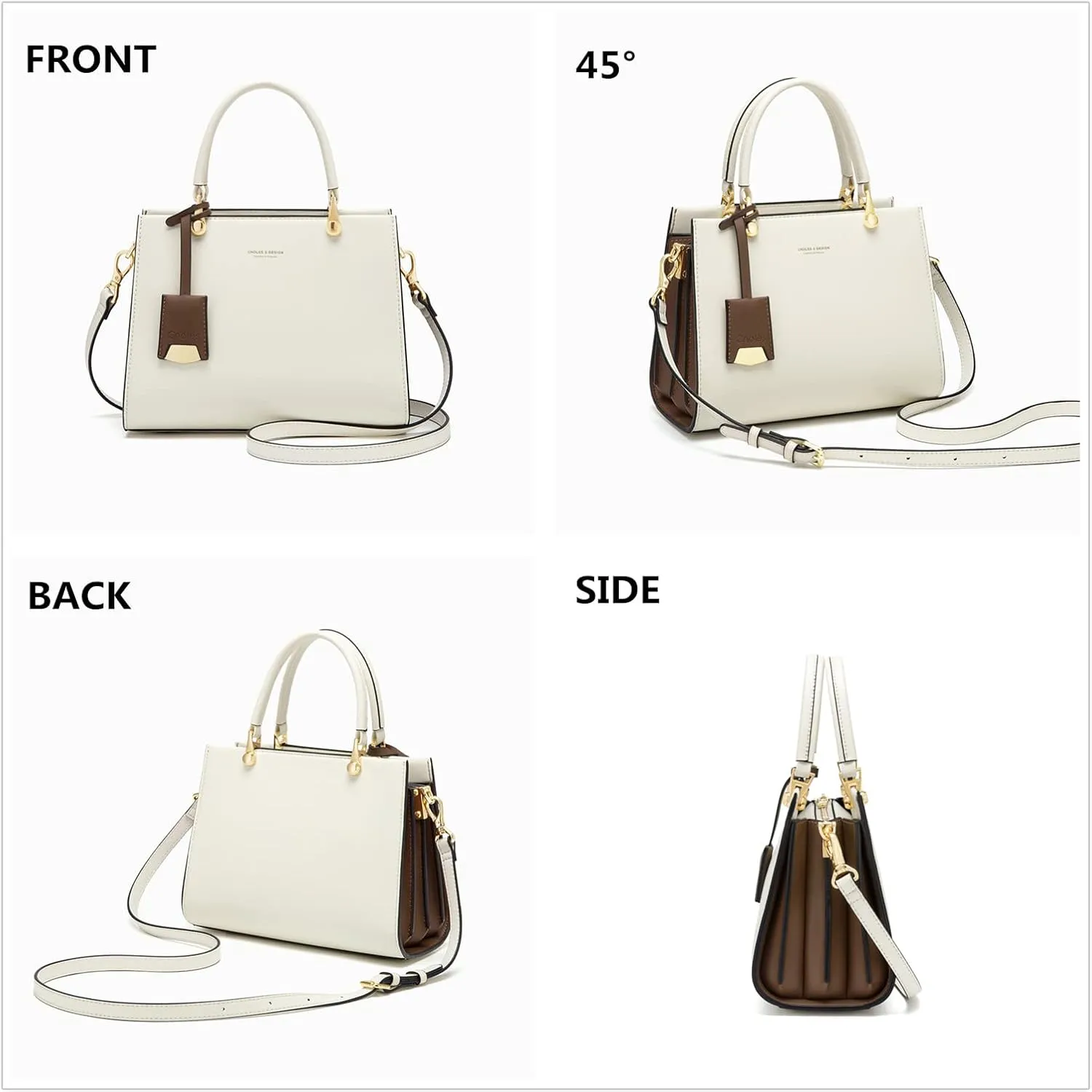 Cnoles Handbags for Women Large Capacity Tote Shoulder Bags Ladies Handle Satchel Purse