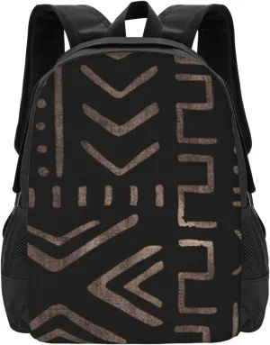 Contemporary African Mud Cloth Print 3 Lightweight Packable Backpack Travel Casual Large Capacity Daypack Foldable Backpack For Men Women