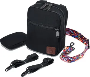 Convertible Crossbody Bag for Men/Women,Adjustable Waist/Shoulder/Backpack with 2/3 Strap,Everyday Essentials Carrier
