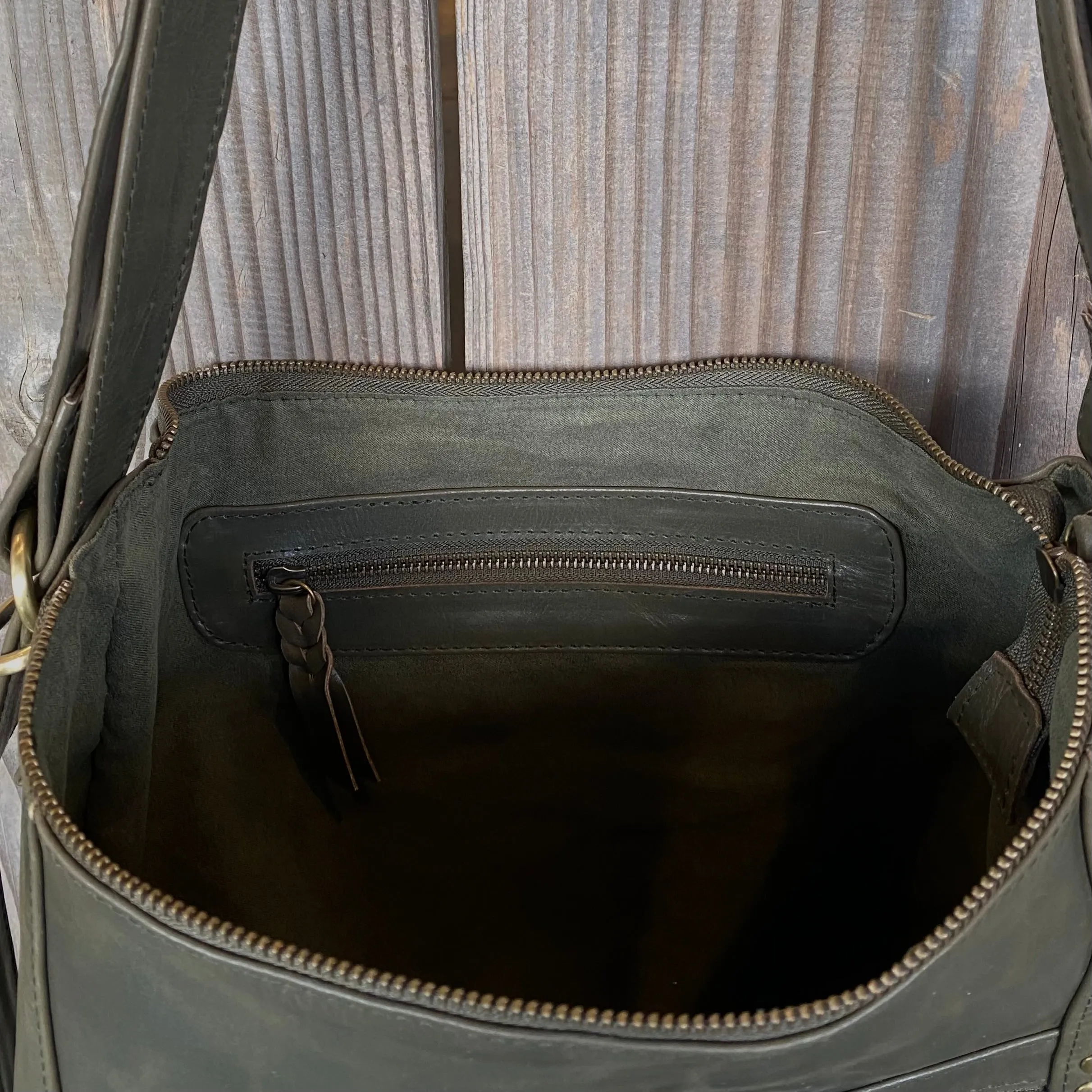 Convertible Leather Bag to Backpack