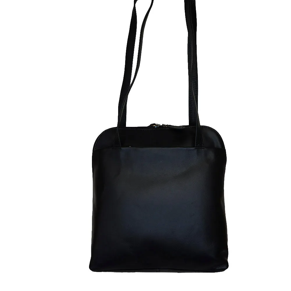 Convertible Shoulder bag to Backpack - 'Bucksport' - (New England Buff Leather)