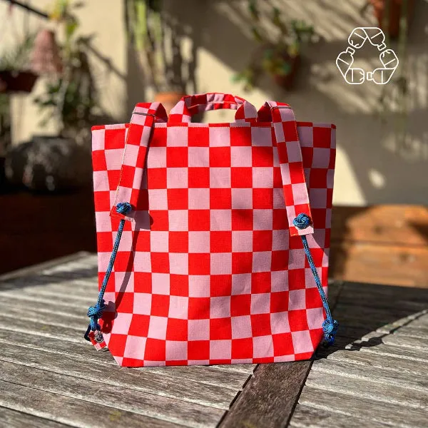 Convertible Tote Bag Backpack - Made from 100% recycled plastic bottles
