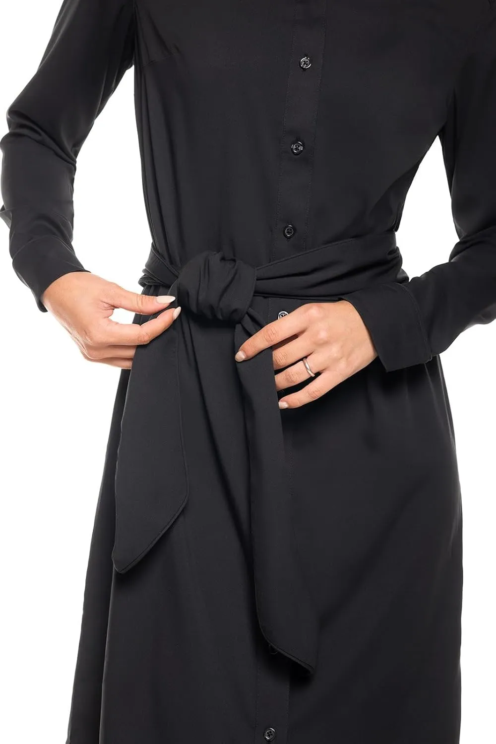 Coolibar UPF 50  Womens Kitts Shirt Dress - Sun Protective