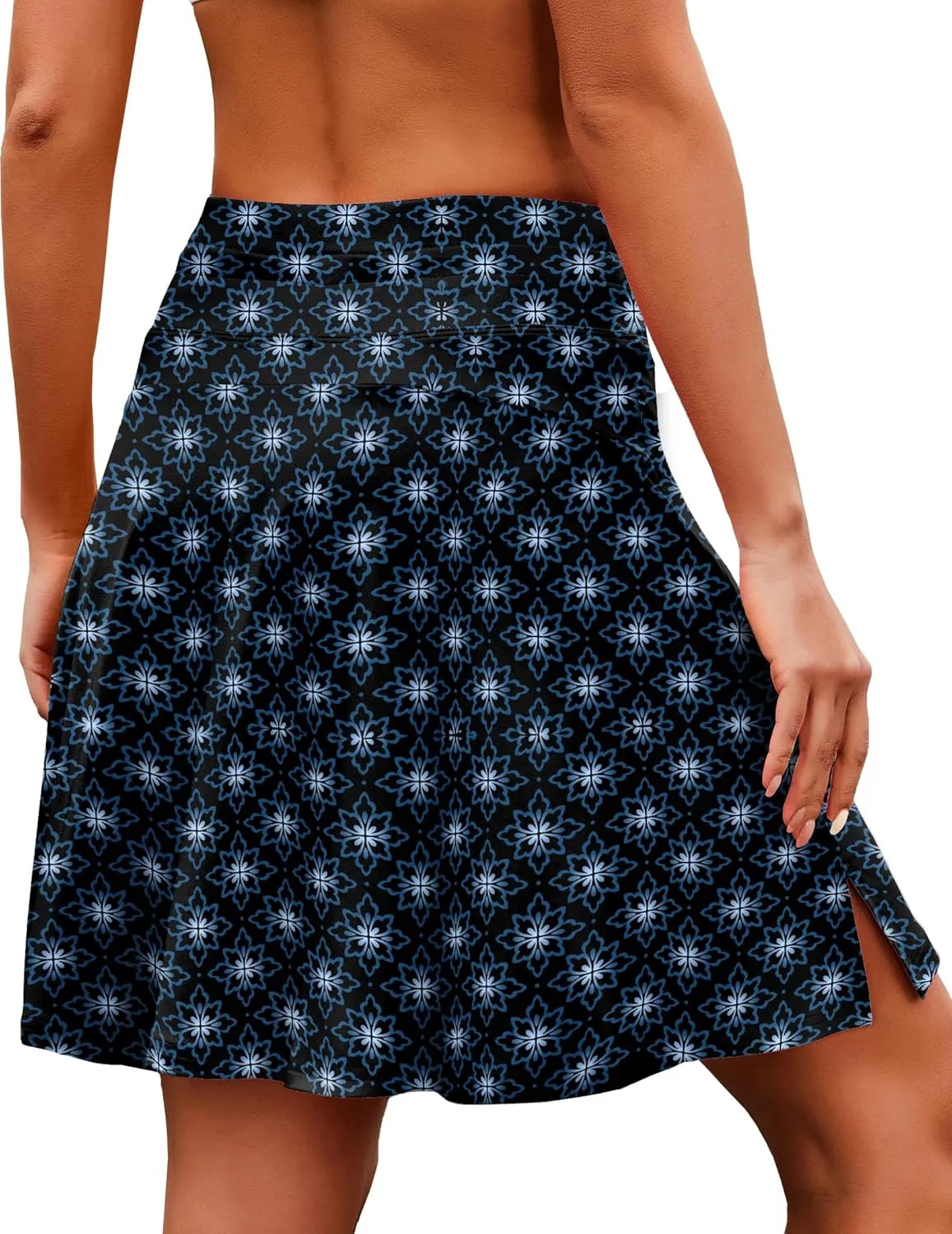 COOrun Tennis Skirt Women 20" Knee Length Golf Skort with Pockets High Waisted Athletic Sports Inner Shorts Skirts S-XXL