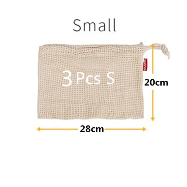 Cotton Mesh Reusable Produce Bags
