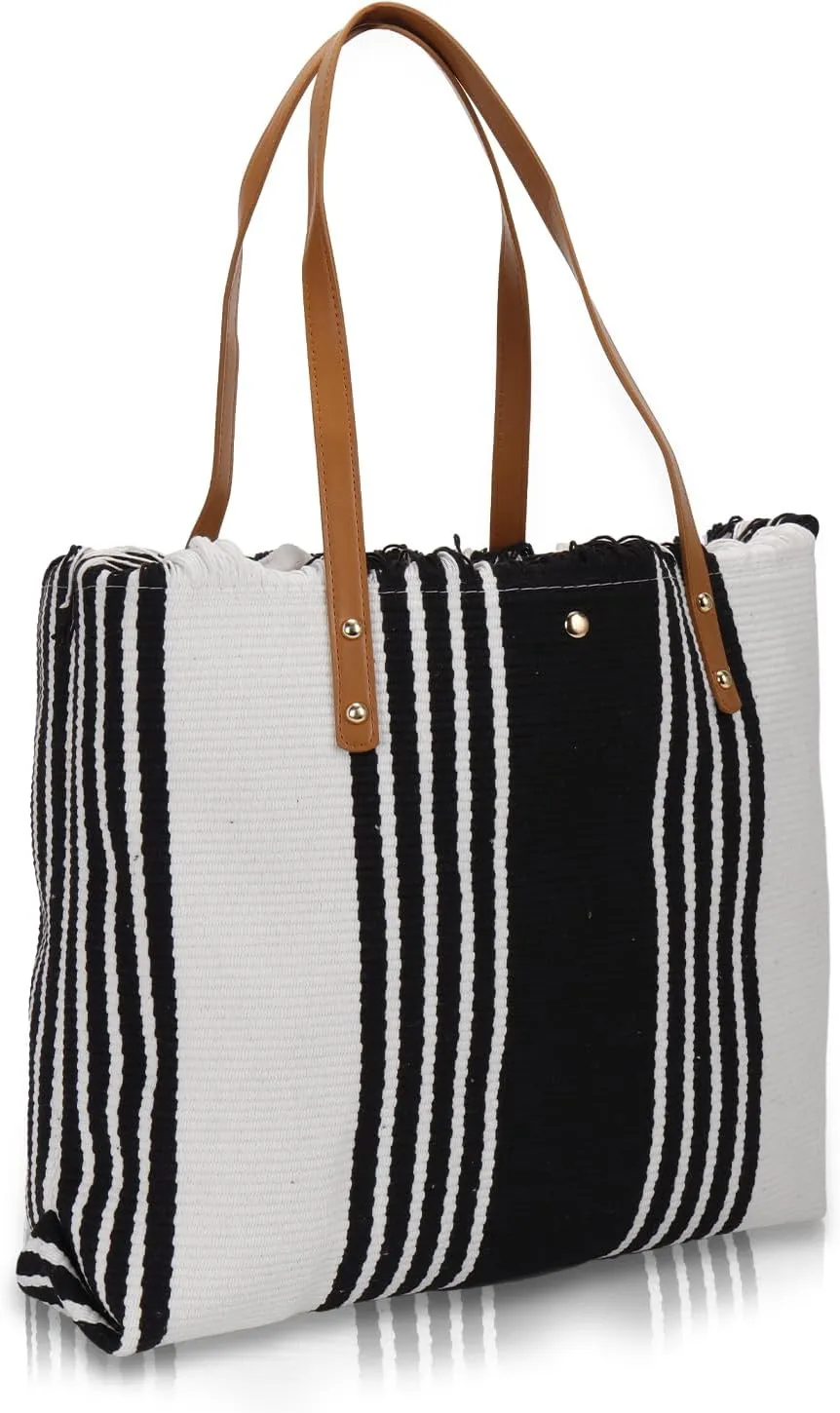 Crazy Music Beach Tote for Women, Large Beach Swim Pool Bag