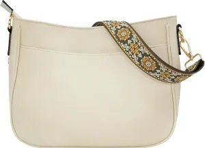 Crossbody Bag for Women Bohemian Vintage Stylish Purse Vegan Leather Shoulder Bag with Adjustable Wide Strap