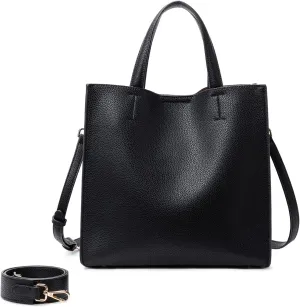 Crossbody Bag for Women Leather Tote Bag for Women Shoulder Handbag Purse Bucket Bag Purse with 2PCS Shoulder Strap