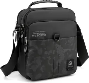 Crossbody Bags for Men Multicolor Lightweight Crossbody Shoulder Bag Small Messenger Bag Man for Work Travel