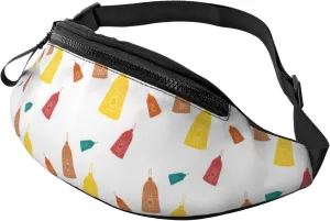 Crossbody Fanny Packs for Women Men - vintage Light Bulb cute Running Belt Bag Travel Waist Bag for Women Men