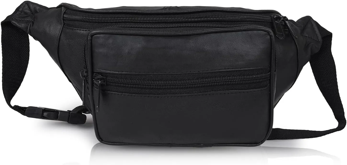 Crossbody Leather Sling Bag For Men & Women Casual Messenger Chest Bag For Business Trips, Camping, Tracking Bags For Travelers Sports Leather Daypack Shoulder Bags With Adjustable Strap