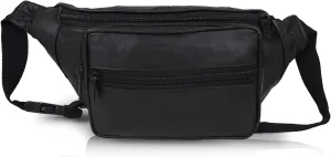 Crossbody Leather Sling Bag For Men & Women Casual Messenger Chest Bag For Business Trips, Camping, Tracking Bags For Travelers Sports Leather Daypack Shoulder Bags With Adjustable Strap