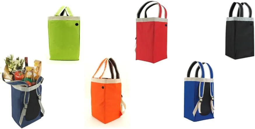 Crossover Tote&Backpack/Shoulder Tote Bag/Multifunction Backpack (Red)