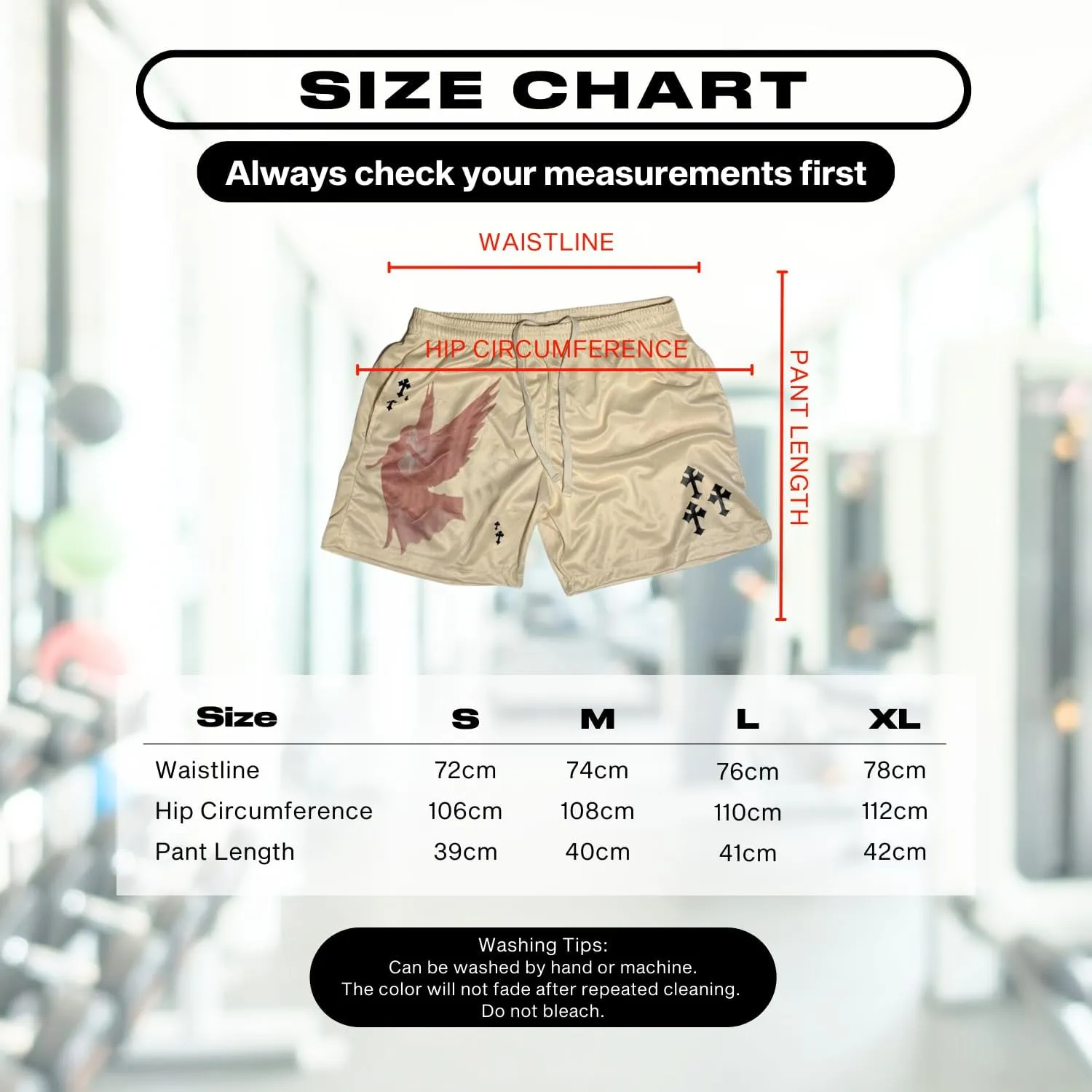 CROWN Anime Mesh Shorts - Breathable Workout Athletic Sport with Soft Pockets