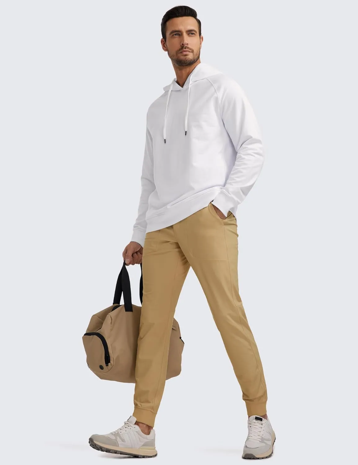 CRZ YOGA All Day Comfy Golf Joggers Pants for Men 30'' Quick Dry Lightweight Stretch Work Casual Sweatpants with Pockets