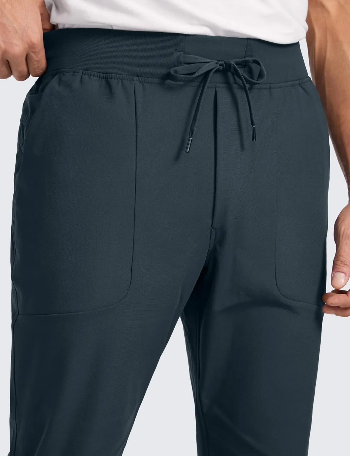 CRZ YOGA All Day Comfy Golf Joggers Pants for Men 30'' Quick Dry Lightweight Stretch Work Casual Sweatpants with Pockets