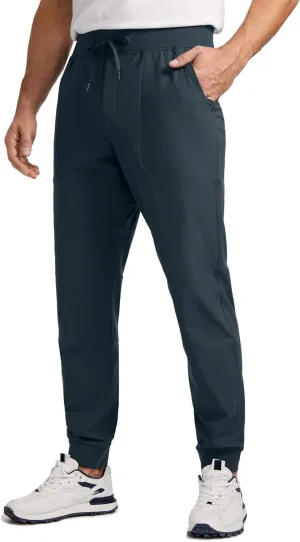 CRZ YOGA All Day Comfy Golf Joggers Pants for Men 30'' Quick Dry Lightweight Stretch Work Casual Sweatpants with Pockets
