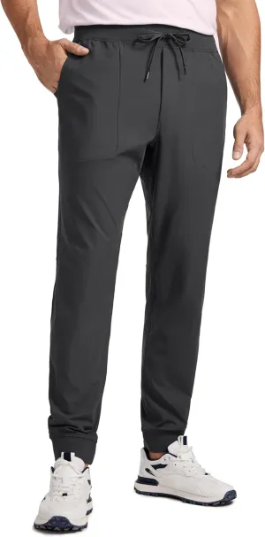 CRZ YOGA All Day Comfy Golf Joggers Pants for Men 30'' Quick Dry Lightweight Stretch Work Casual Sweatpants with Pockets
