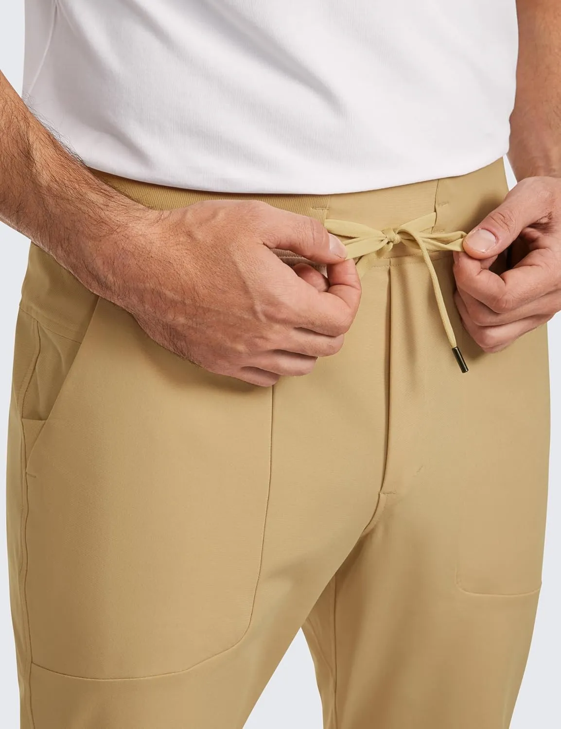 CRZ YOGA All Day Comfy Golf Joggers Pants for Men 30'' Quick Dry Lightweight Stretch Work Casual Sweatpants with Pockets