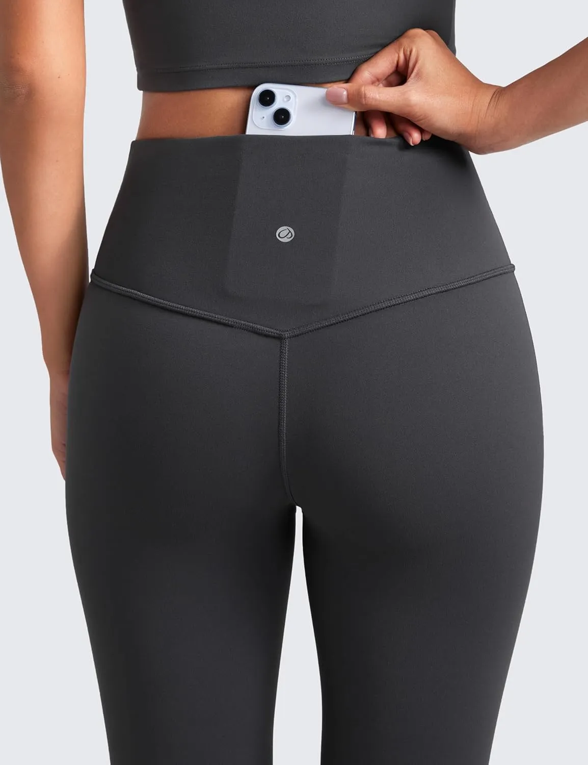 CRZ YOGA Womens Butterluxe High Waist Flare Pants 29" / 30.5" / 32" / 33.5" - Yoga Bootcut Wide Leg with Pocket Lounge